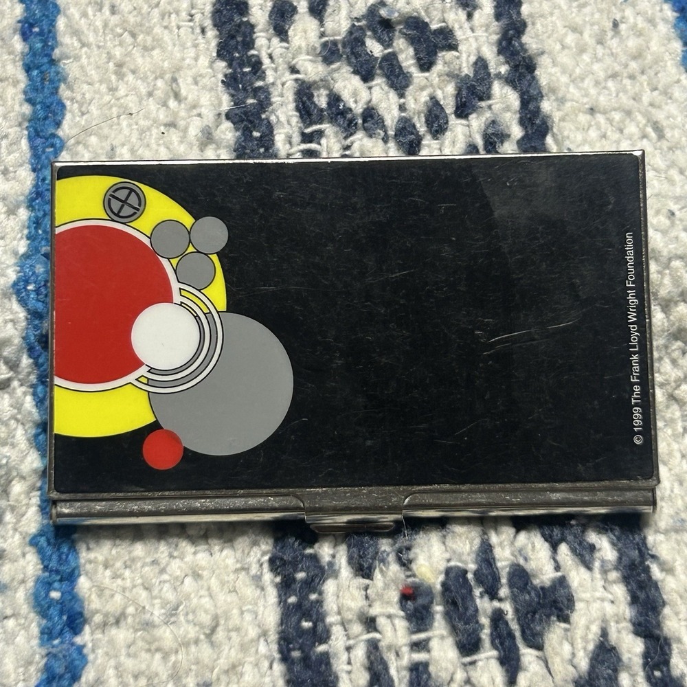 Vintage ACME Studio FRANK LLOYD WRIGHT "Imperial" Business Card Case